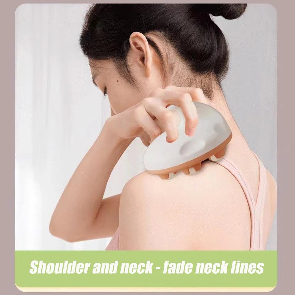 7 Bead Ball Hand Held Massager 360-degree Metal Roller Face Lifting Cellulite Massage Magnetic Beads Muscle Pain Relief Massage