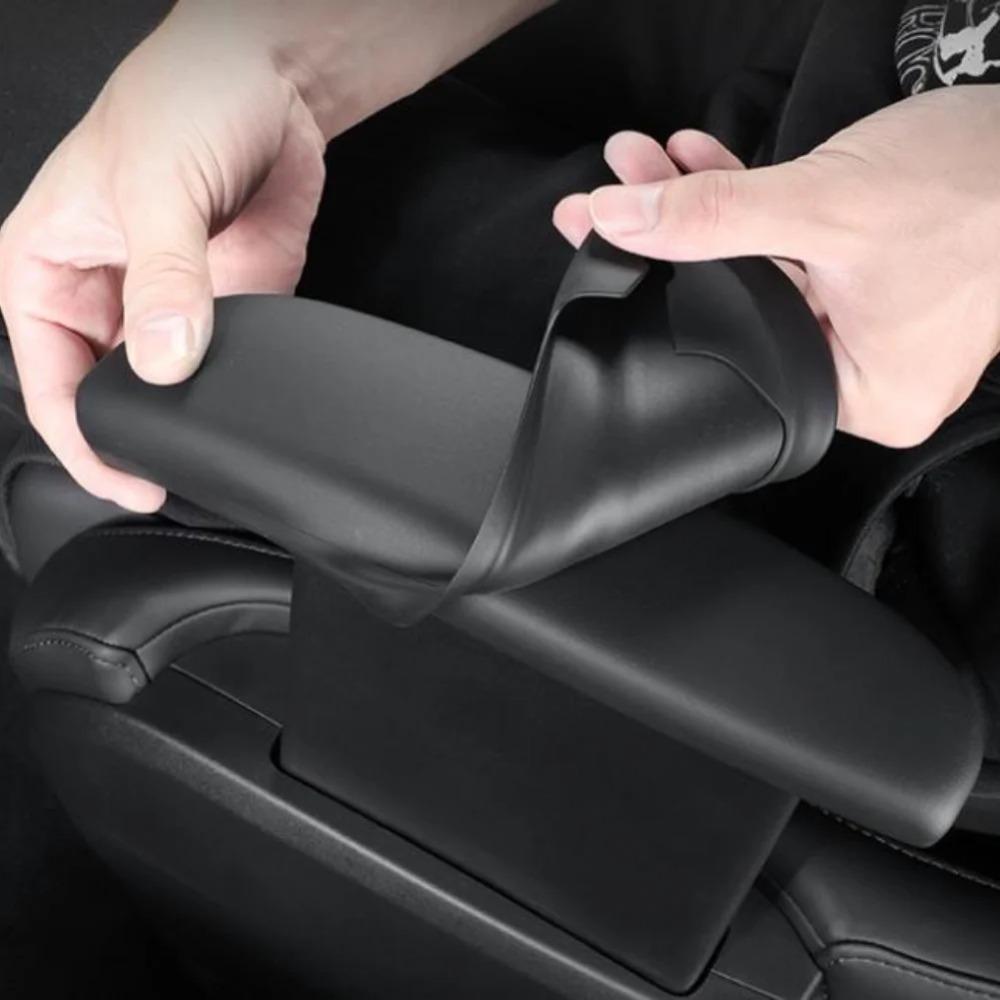 WDN3 Car Handrail Protective Gloves For Tesla Model YL 2025+ Second Row Armrest Protective Cover Interior Mouldings Car Accessories