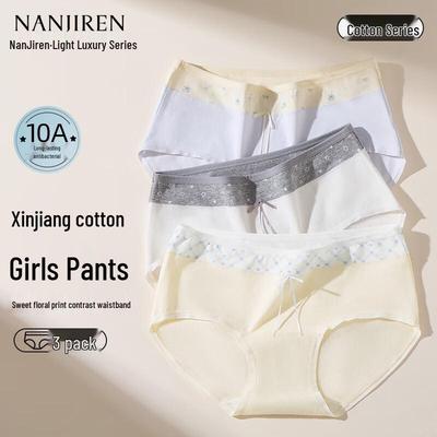 Women's Pure Cotton Antibacterial Bow Briefs