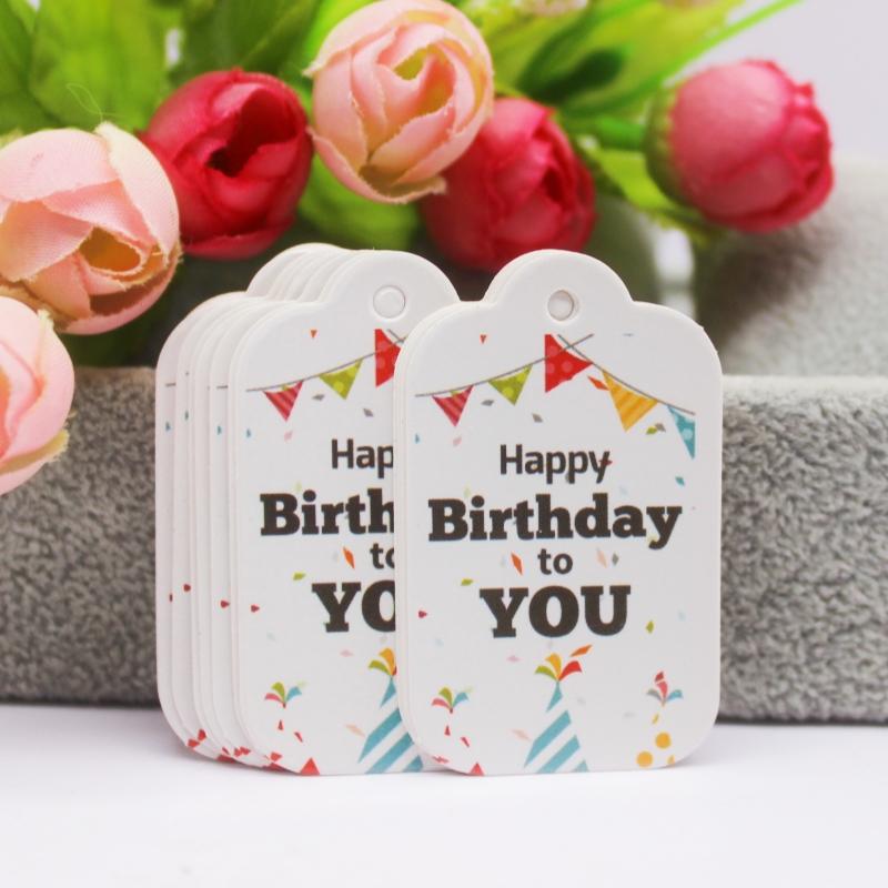 3x5cm 100 Teacher's Day elevators, Happy Teacher's Day, Happy Birthday tags, and holiday cards