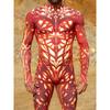 Unisex Ateş Büyücüsü Cosplay Tulum Cadılar Bayramı Arzuyla Yanma Baskılı Çift Zentai Takımı Tatil Partisi Morphsuit Rave Takımları