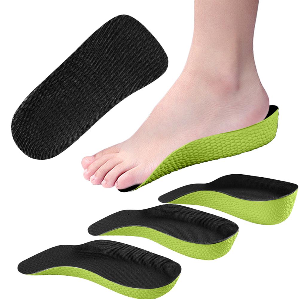 1.5-3.5CM Invisible Height Increasing Insole Orthopedic Arch Support Insole Soft Elastic Light Weight for Men Women Shoes Pads