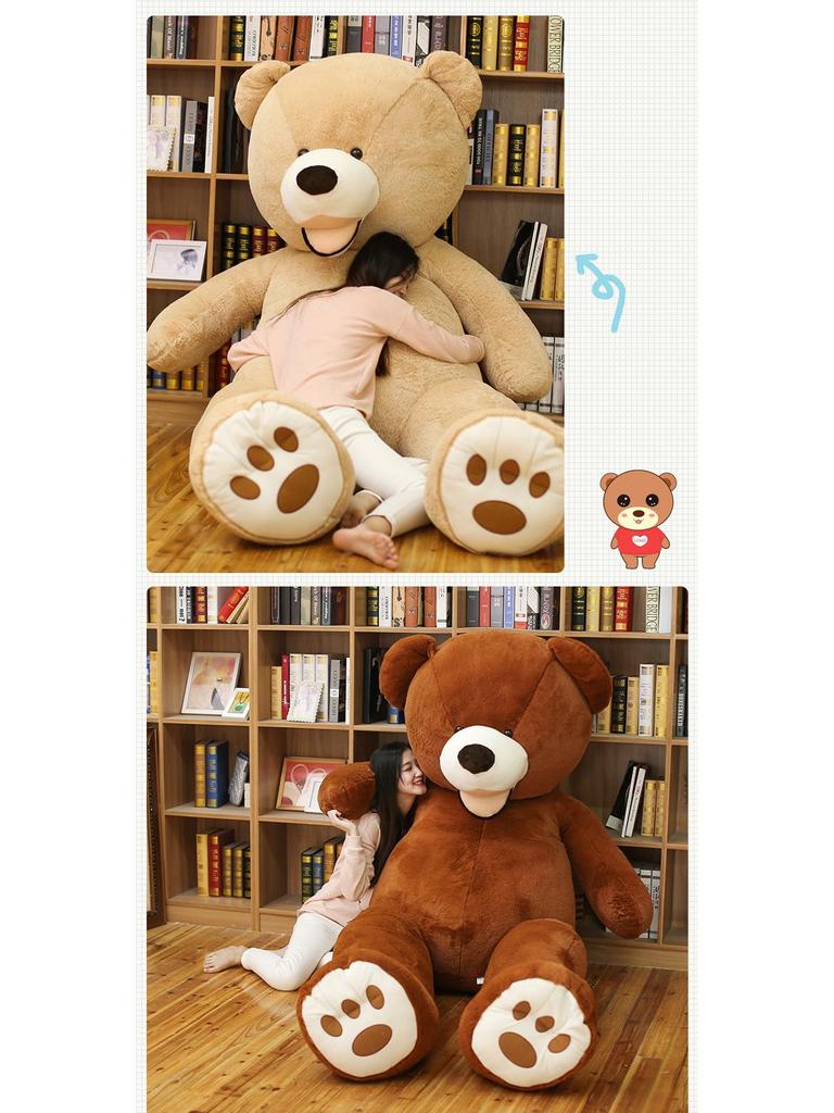 Huggy Bear American Plush Teddy, Cute Giant Panda Doll, Birthday Gift for Girls