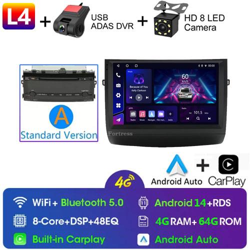 9''Android 14 Car Radio for Toyota Prius 20 2003-2009 GPS Head Unit Car Radio Multimedia Video Player Wifi 8+128G Carplay