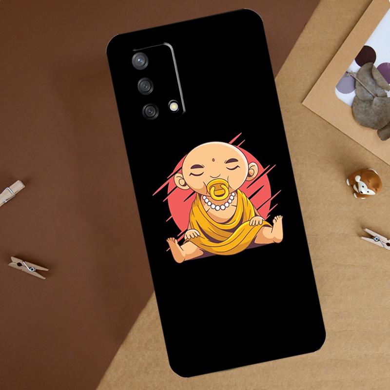 

Милый Будда Монах Дзен Буддизм Для Oppo A18 A38 A58 A78 A98 A40 A60 A80 A74 A94 A54 A16 A76 A96 A15 A57S A17 A77 Чехол для Телефона OPPO A76