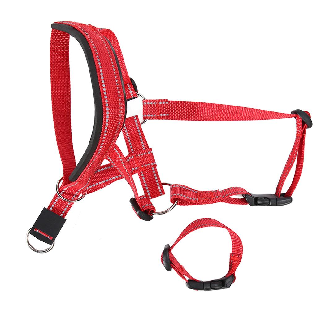 Headcollar Dog Muzzle Adjustable Breathable Prevent Biting Barking Chewing Dog Mouth Guard Cover