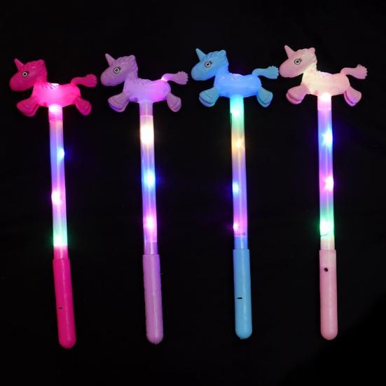 LED Stick Soft Glowing Horse Headband Glow Flashing Light Stick for