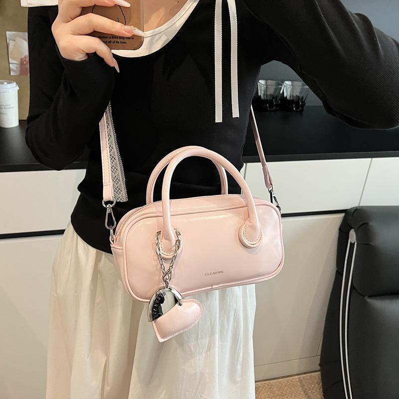 High-end Fashion Hand-carried Small Square Bag Women's 2025 New Korean Version Trendy Shoulder Bag Simple Casual Women's Messenger Bag