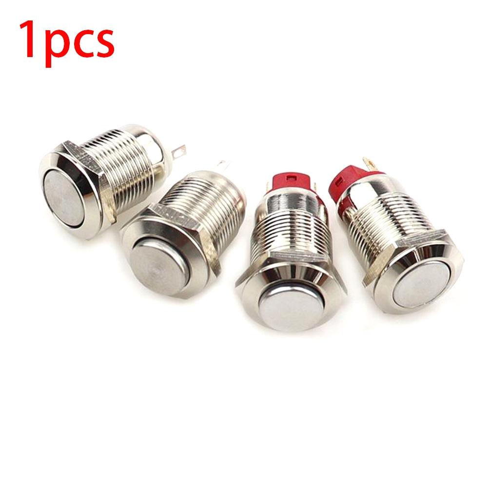 Premium Stainless Steel Round Metal Push Button Switch for Power Reset
