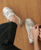 [Witthia] Real Suede Double Bow Sneakers [WBLC58510]