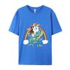 Mode Lässiges T-Shirt Berner Sennenhund Einhorn Reiten Dinosaurier T-Shirts Locker Sitzend Brüder Herren T-Shirt