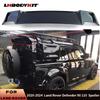 BCC1 For Land Rover Defender 90 110 130 2020-2024 Black Rear Tail Roof Spoiler Wing Punch-Free Installation Car Accessories