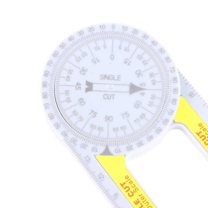 Professional Miter Saw Protractor Angle Finder Precision Miter Angle Finder Plumbers Woodworking Scale Mitre Saw Measuring Tool