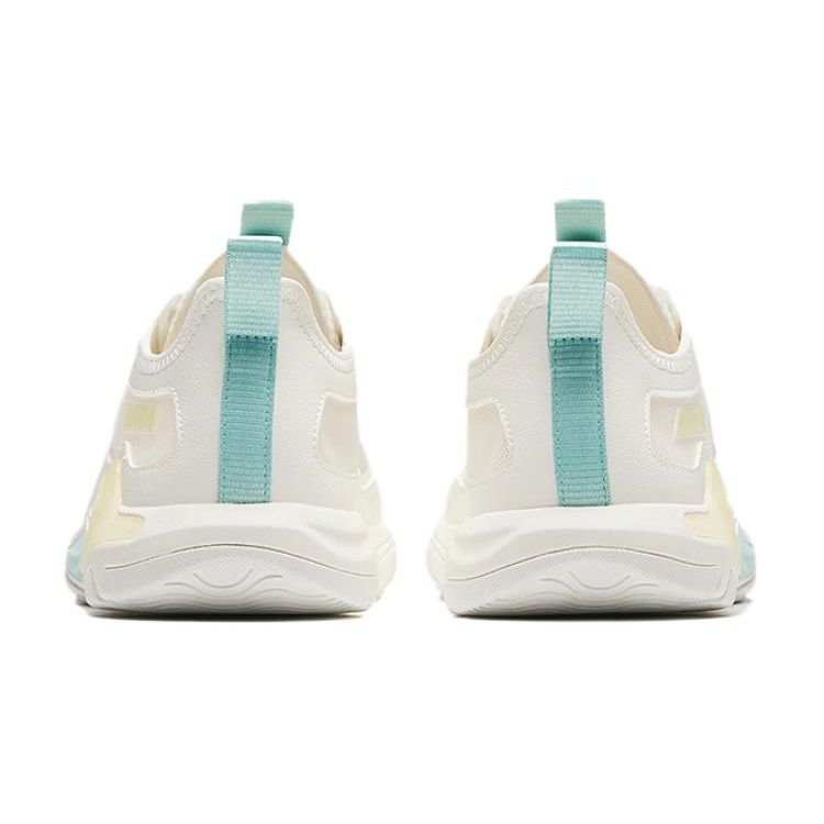 Anta Kids Shock Absorbing Wear Resistant Casual Shoes Kids Shoes White Yellow A322426909-1