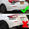 ABS  Carbon Fiber Black Rear Tail Fog Light Lamp Panel Frame Decor Cover Trim For Honda Civic 11th Gen 2022-2024 Rear Fog Light Lamp Cover Trim