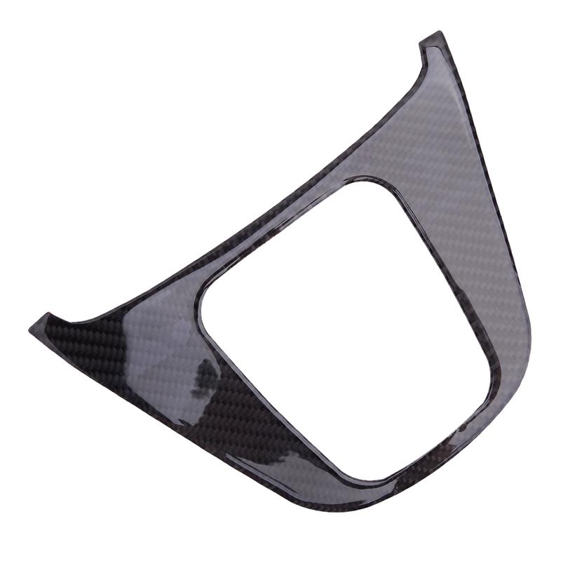 2pcs Inner Carbon Fiber Gear Shift Box Panel Cover Trim Frame Sticker Fit For Honda CRV CR-V 2007 2008 2009 2010 2011 LHD