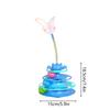 Cat Ball Track Kitten Boredom Relief Turntable Cat Tower Toy Tower Turntable Roller Balls Toys With Rotating Ball Tunnel Track