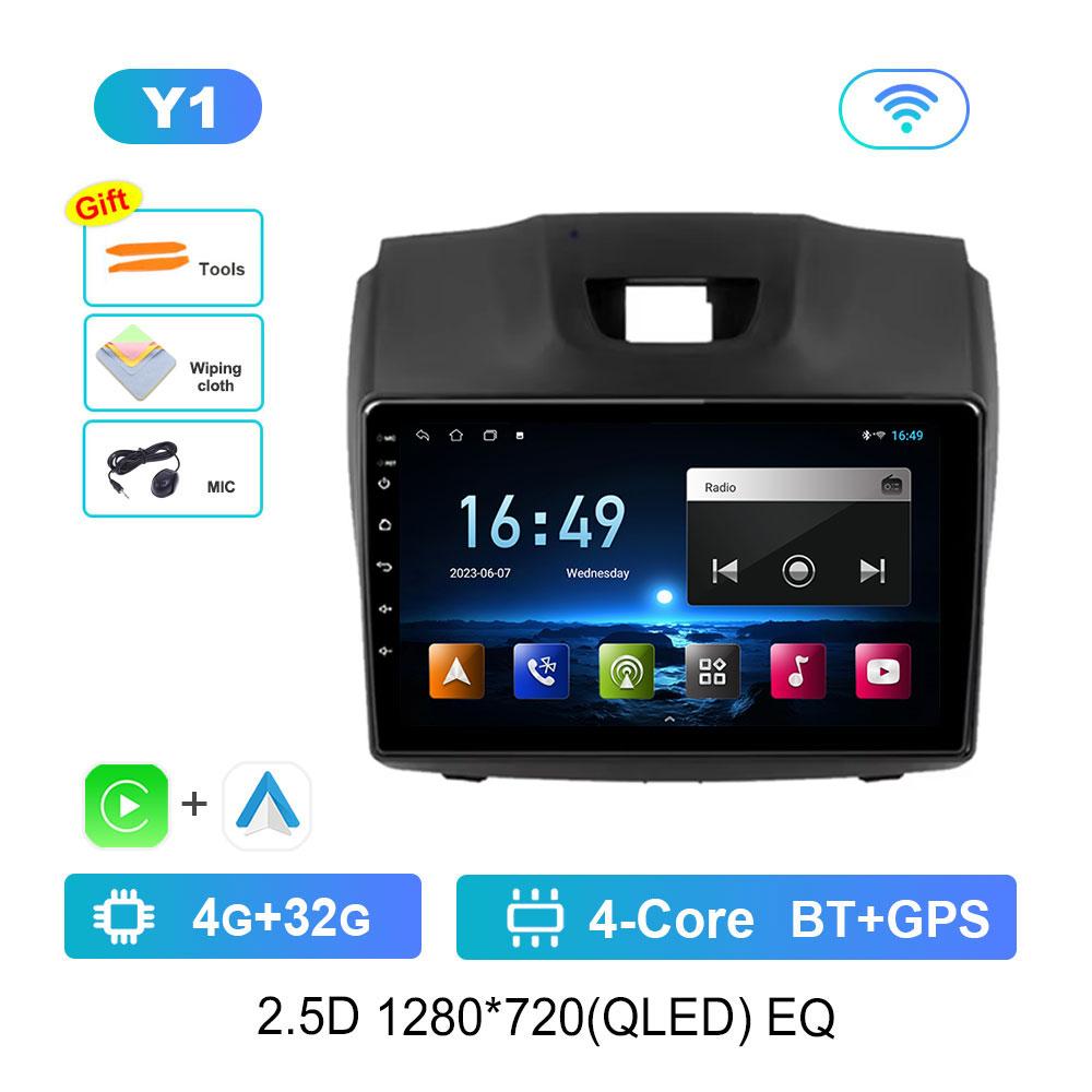 For Chevrolet Holden S10 TRAILBLAZER COLORADO ISUZU DMAX Car Radio Multimedia Player Android System DSP Stereo QLED Screen WiFi