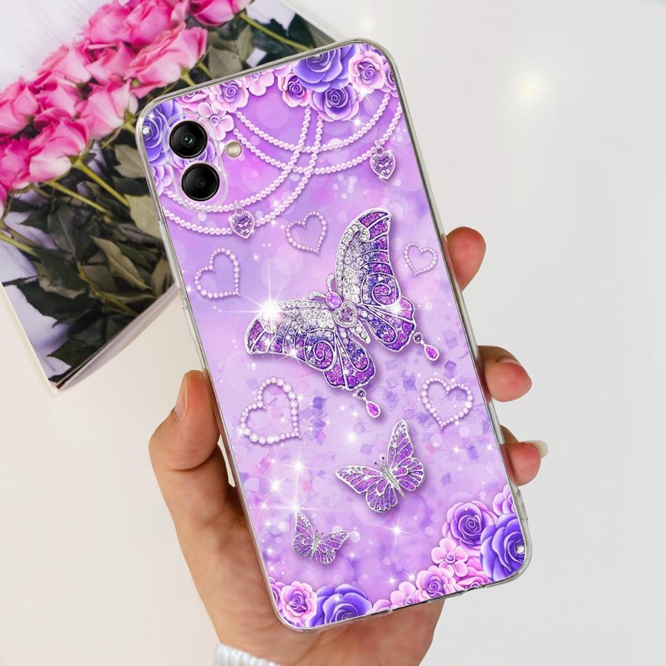 Pour Samsung Galaxy A04 Coque A04e Mignon Mode Arrière Souple Silicone Coque Pour Samsung A 04 Galaxy A04e A04 Fundas Coque