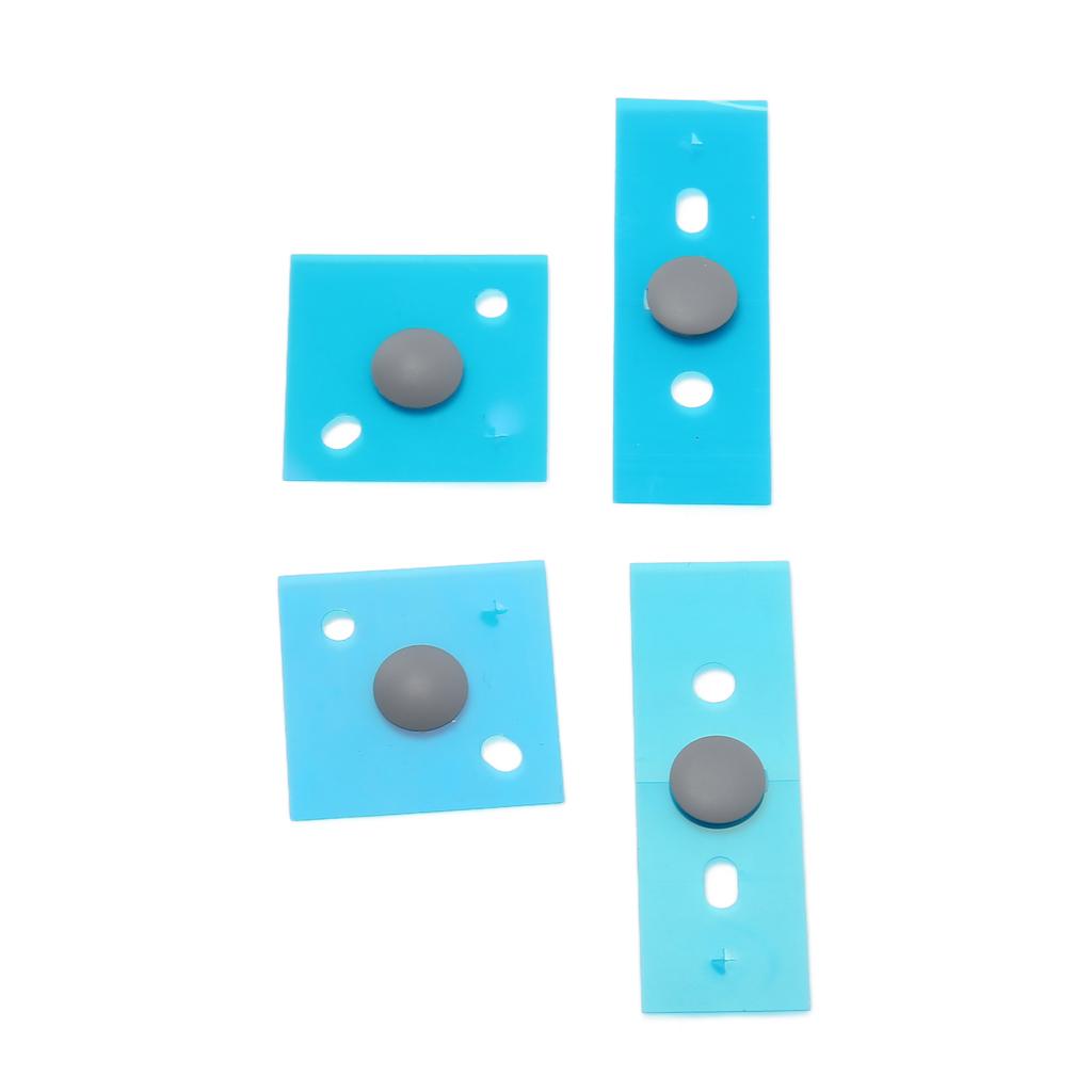 Laptop Bottom Case Feet Anti Slip Round Dot Accurate Size Durable Laptop Foot Pads for Surface 3 4 5 Replacement Silver