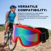 Motorcycle Ski Goggles for Men Women Windproof Sandproof with Interchangeable Lenses Protection Cycling Snow Sports Glasses