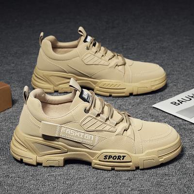Toamnă Pantofi de lucru noi respirabili pentru bărbați Pantofi de bord sport casual la modă versatili cu talpă groasă antiderapantă Pantofi de protecție a muncii