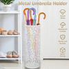 Umbrella Holder Umbrella Stand Rack Freestanding Round Metal Organizer Bins Home Waterproof Walking Sticks Umbrella Storage Rack
