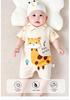 Summer Baby Short-Sleeve Bodysuit - Cotton Romper for Newborns
