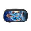 Pen Bag Football Star Student Big Capacity School Supplies Zipper Pencil Pouch Haaland Pattern Pencil Case Makeup Bag