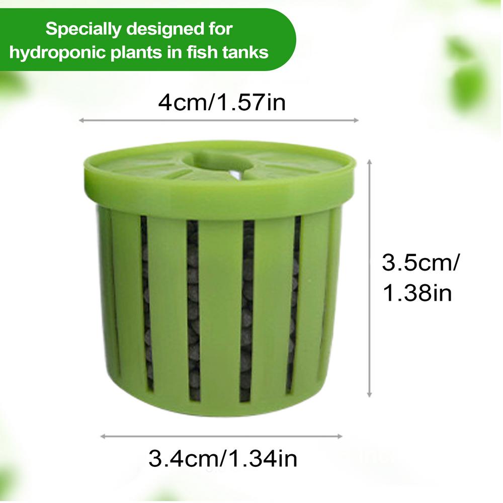 4PCS Fish Tank Hydroponic Planting Basket Potted Plant Holder Water Grass Aquatic Plant Aquarium Accessories