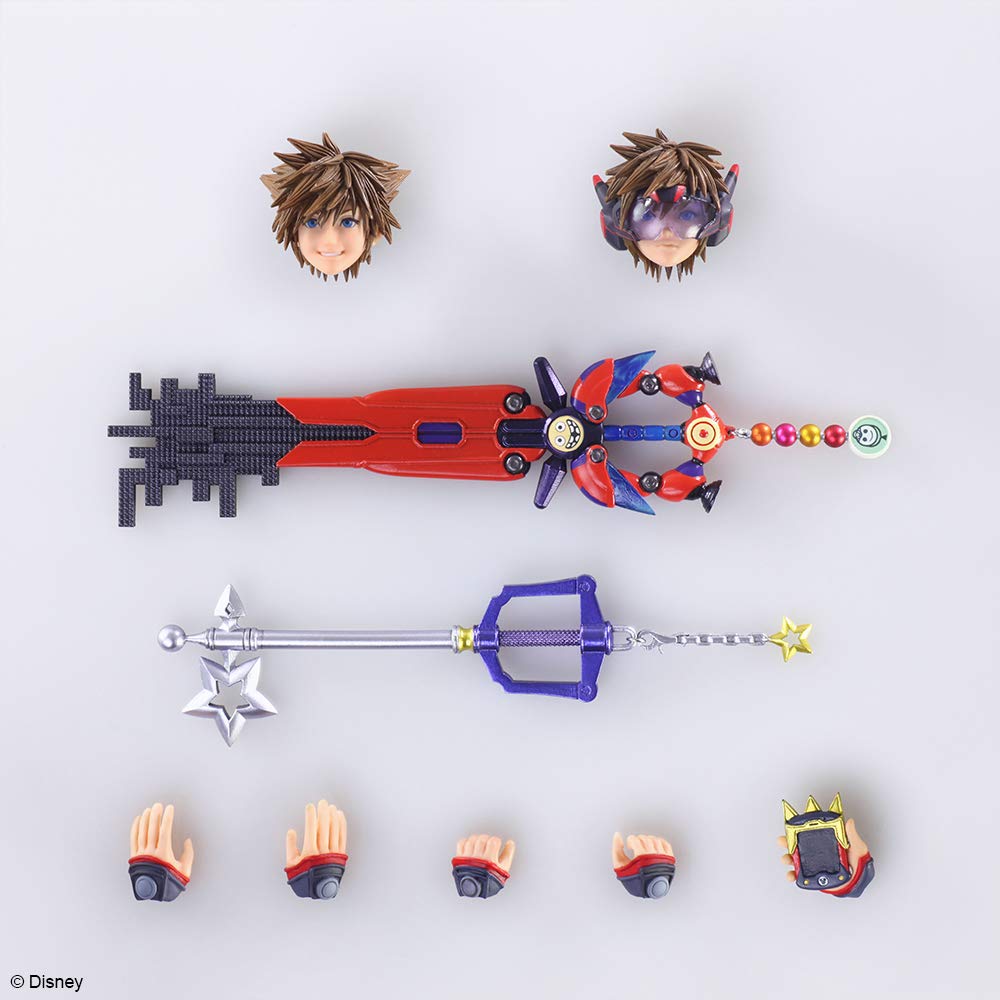 KINGDOM HEARTS III BRING ARTS Sora Version 2 PVC Painted Action Figure