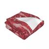 Meat Printing Blanket Flannel Textile Breathable Lightweight Throw Blankets for Home Outdoor Bedspread Blanket Flannel Textile