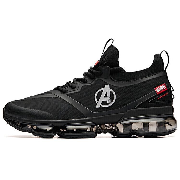 New Anta Cushioning Mid top Running Shoes Women's Black 92925503-8