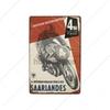 DORA Segno in Latta TT Isle Of Man Poster Metallico Retro Vintage Segni in Latta Gare di Motociclette Targhetta Piatto da Parete Pub Bar Garage Decorazione Casa xcm