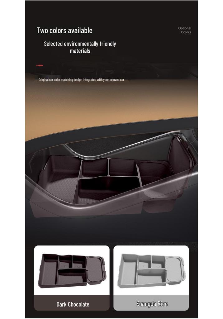 Denza D9 Center Console Storage Box Organizer for Xiaolong MAX Car Accessories