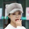 Mink Hat Female Winter Mink Mink Fashion Whole Mink Cotton Hat Cat Ears Mink Fur Cap Imitation Mink Hat