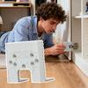 Hinge Jig Precision Flexible Impacts-Resistant Tool Door Hinge Mortise Jig for Installation Indoor Outdoor Home Garage Workshop