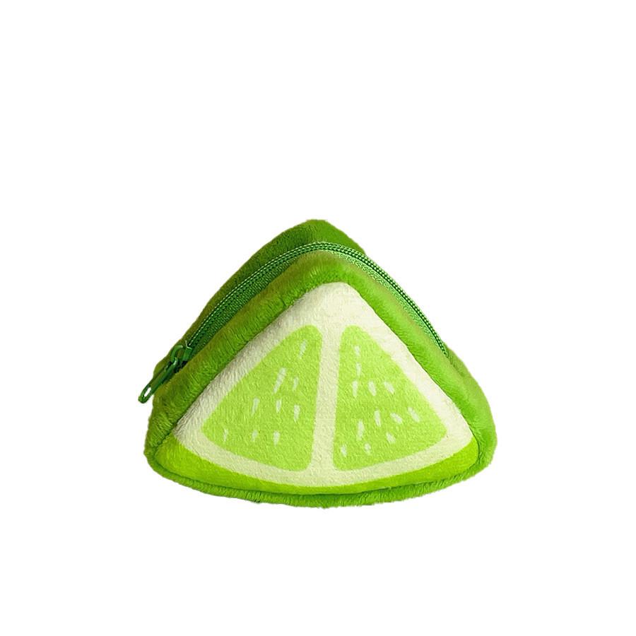 Strawberry Plush Coin Purse With 3d Fruit Design And Earphone Holder For Girls And Boys