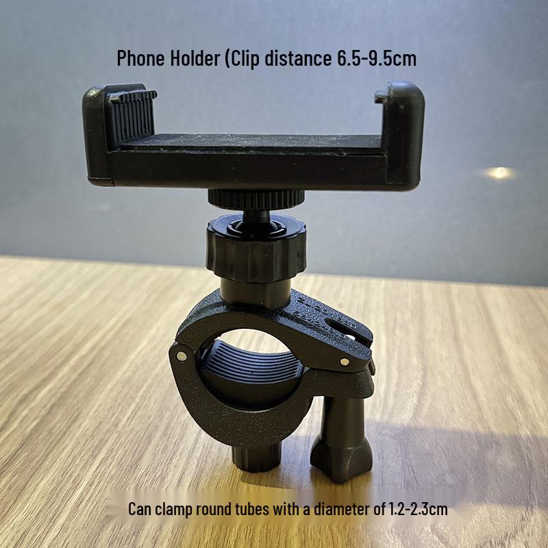 

Universal Floor Stand Adapter with Phone Mount and Clip for Live Streaming