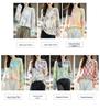 Autumn/Winter 2026 Women's Printed Knit Wool Sweater - Seamless, Plush, Loose Fit, Long Sleeve Top.