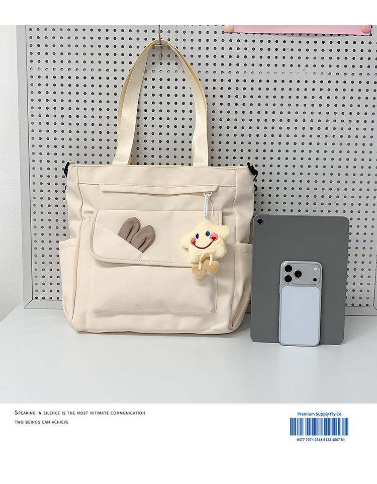 Stylish Large-Capacity School and Tutoring Crossbody Bag for Students