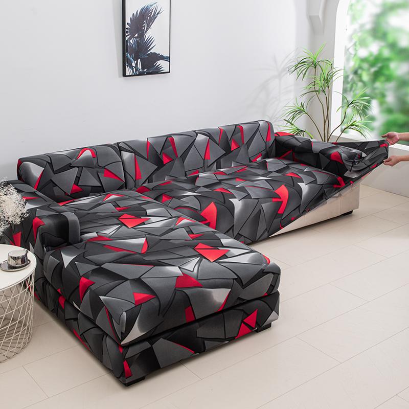 

Эластичный чехол на диван для гостиной, спандекс, нескользящий чехол на диван с эластичным низом, для углового дивана нужно заказывать 2 чехла Small(90-140cm)1pc