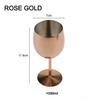 Functional 350ML Stainless Steel Wine Glass for Indoor and Outdoor Use