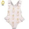 2025 Rabbit Beach One-Piece Swimsuit for Kids: Summer Swimwear for Boys & Girls