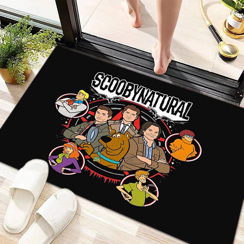 Halloween cartoon comedy adventure movie Scooby-Doo carpet is suitable for living room and bedroom doormats office balcony decorative carpet V5