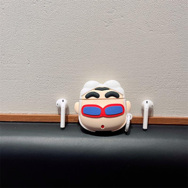 Stereoscopic small new application apple AirPods pro bluetooth wireless headset cover 1/1/1 generation cute silicone funny