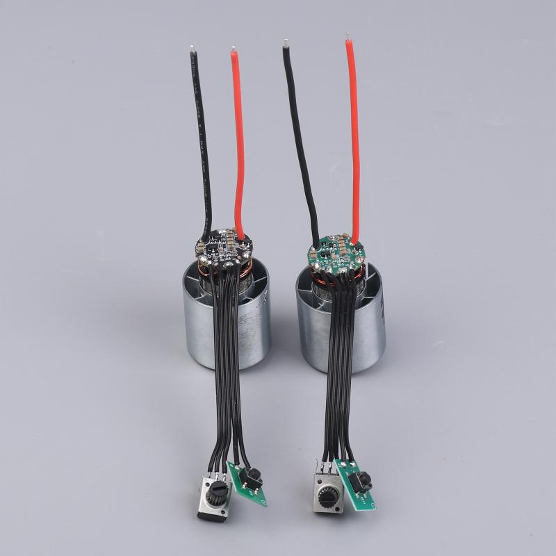 High Power 2S/3S Dc 7.4V 12V Mini Bldc Brushless Motor With Driver Adjust Speed Controller Metal Brushless Ducted Fan