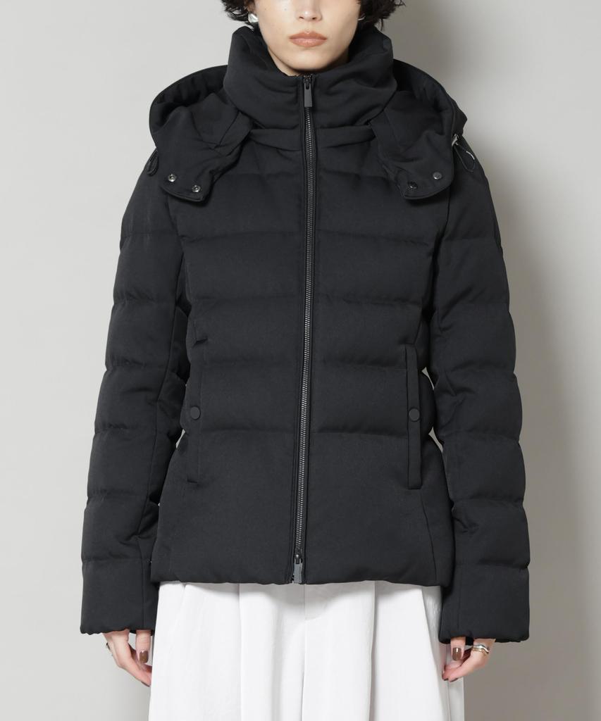 Nano Universe Nishikawa Down Serge Short Down Size (R) Jacket, Women's, M, 010, Black, 669-5214303