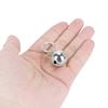 2pcs Rust Resistant AntiLost Copper  s Crisp Sound Round Collar Decoration for Dog Cat(Golden )