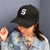 Women Male Sport Caps Unisex Spring Summer Sun Hat Letter S Baseball Cap Korean Style Baseball Cap